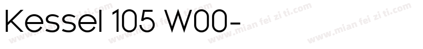 Kessel 105 W00字体转换